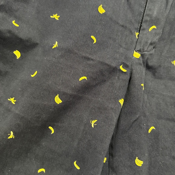 Banana Republic Aiden Navy Blue Shorts with Yellow Moon Pattern - Picture 7 of 7